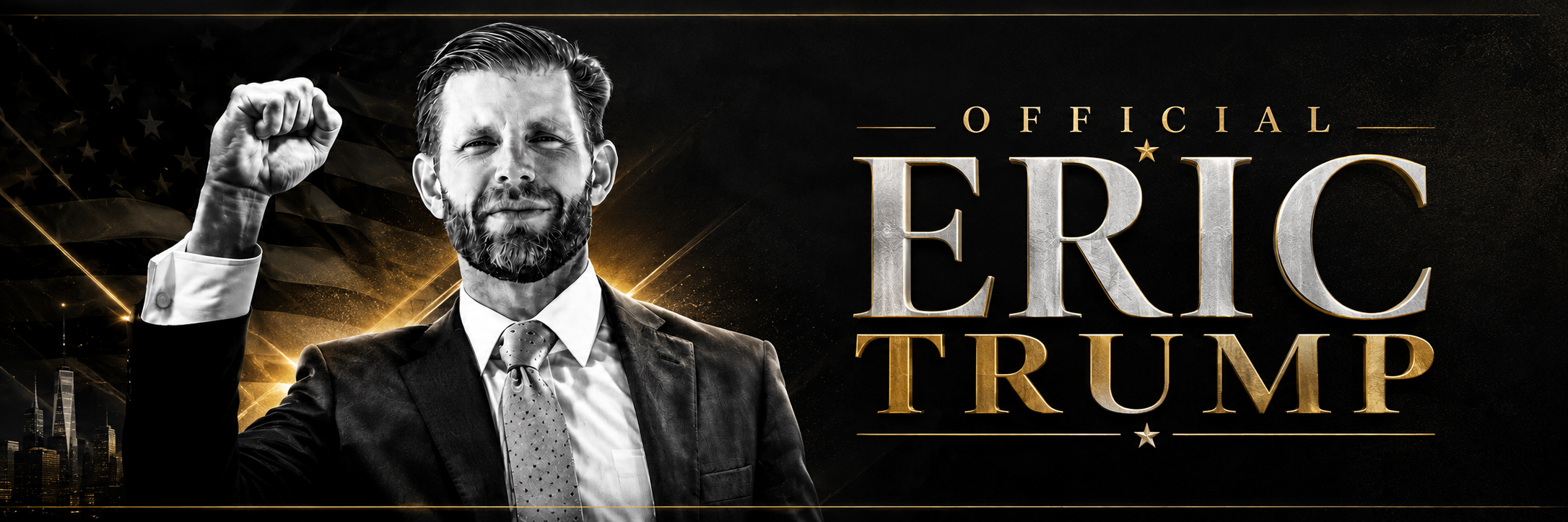 Official Eric Trump campaign banner